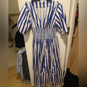 Never Worn AYR Extra Extra Dress Blue Regatta Stripe